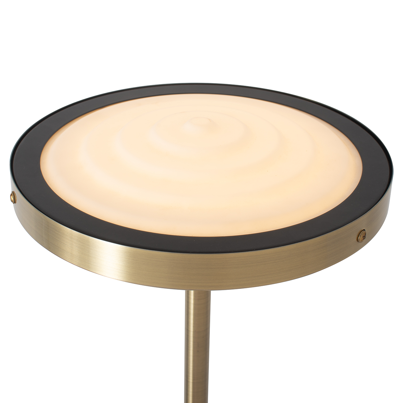 Redondo Torchiere Floor Lamp in Matte Black with Dimmer Switch