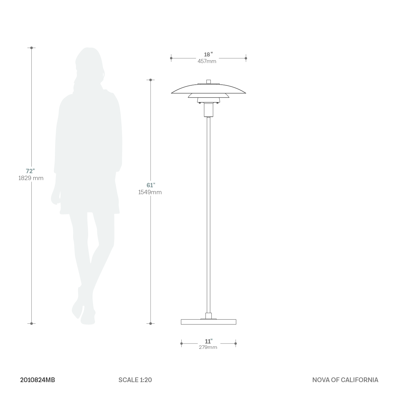 Rancho Mirage Floor Lamp - Matte Black