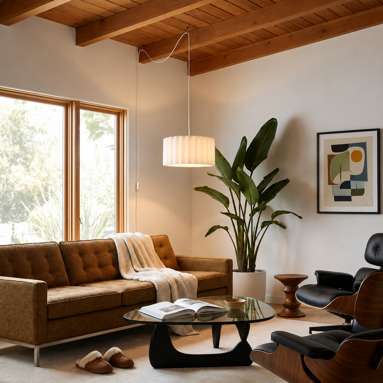 Scallop Swag Lamp, Drum White Linen Scallop Shade, Satin Nickel Steel Body, Satin Nickel Steel Base, Inline Dimmer