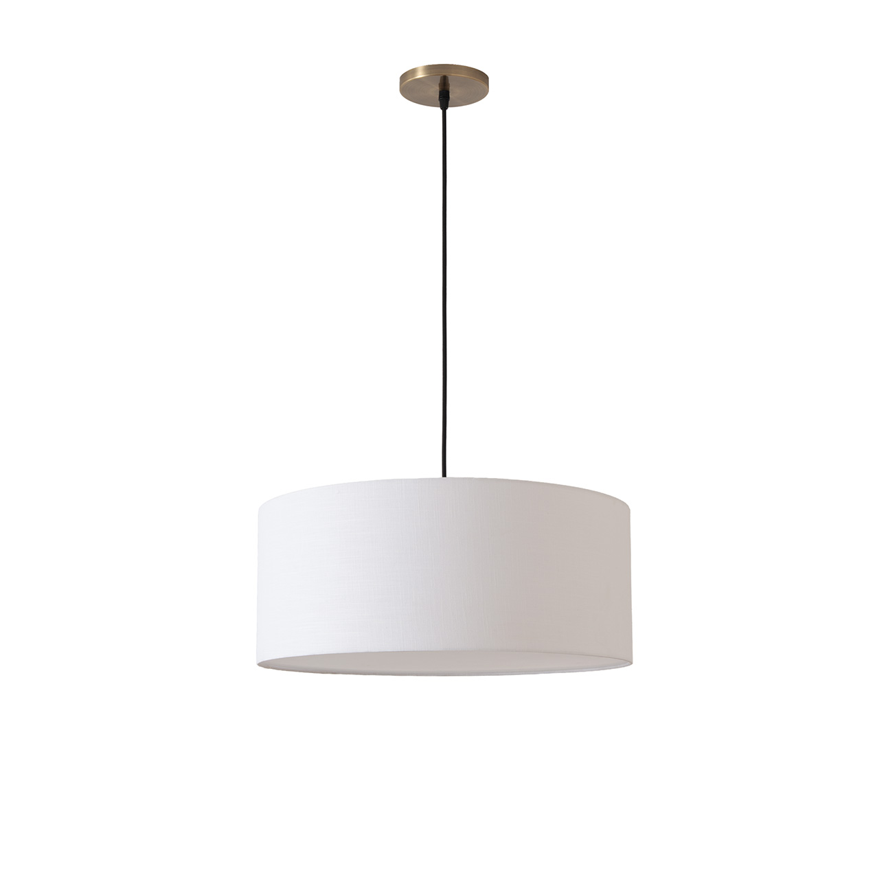 Stretch 15"D Pendant,Weathered Brass Steel Body, Steel Base, Not Included ELV Dimmer