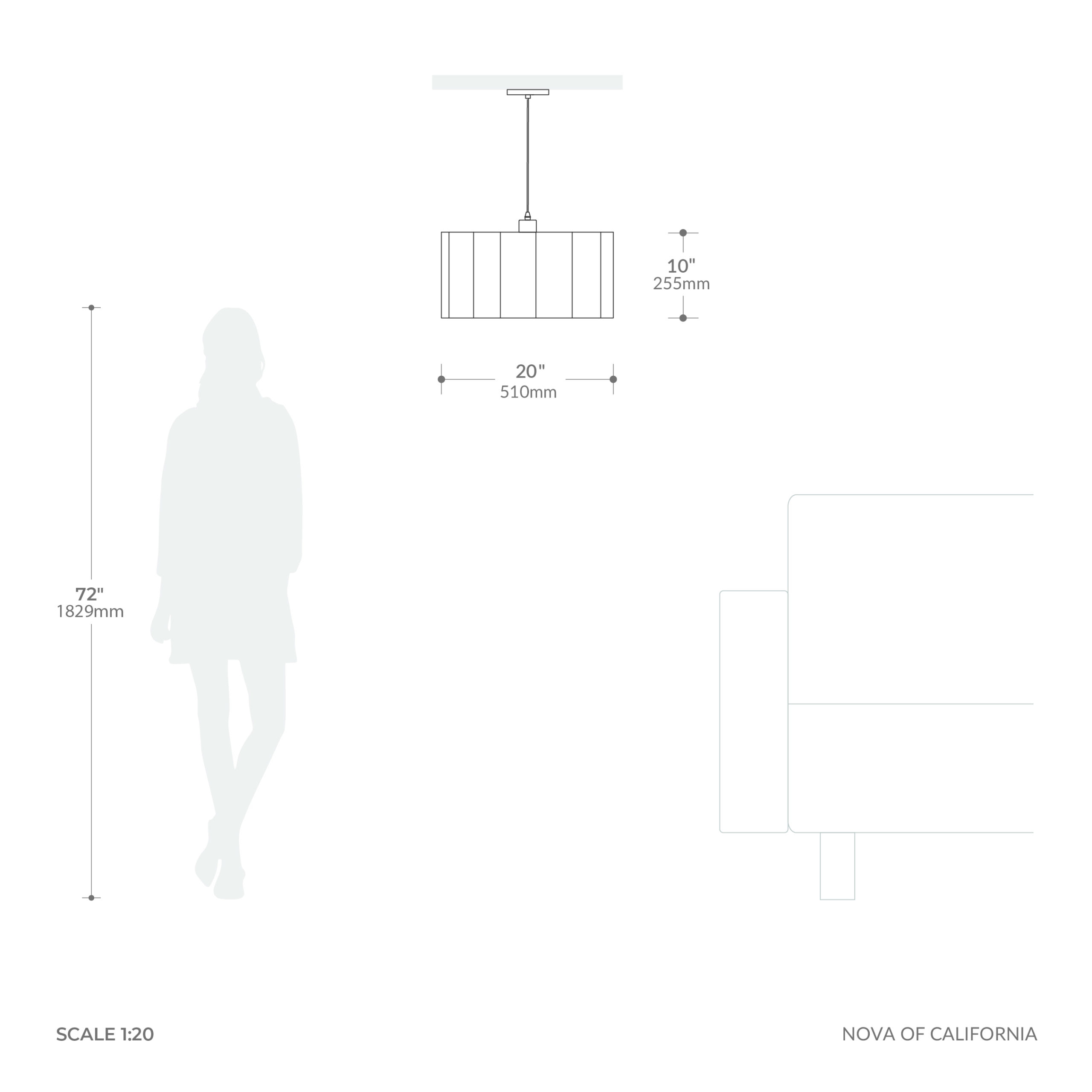 Scallop Pendant, Drum White Linen Scallop Shade, Satin Nickel Steel Body, Satin Nickel Steel Base, Not Included ELV Dimmer