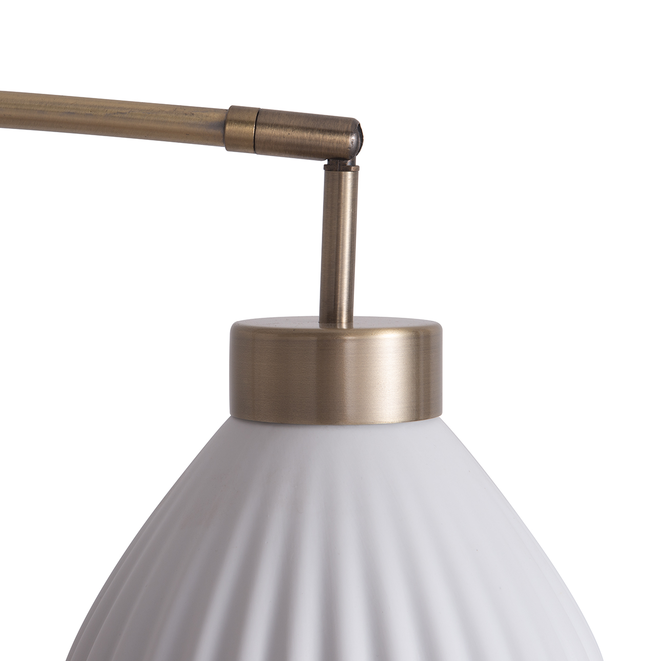 Santa Clara 3 Light Arc Floor Lamp – Weathered Brass