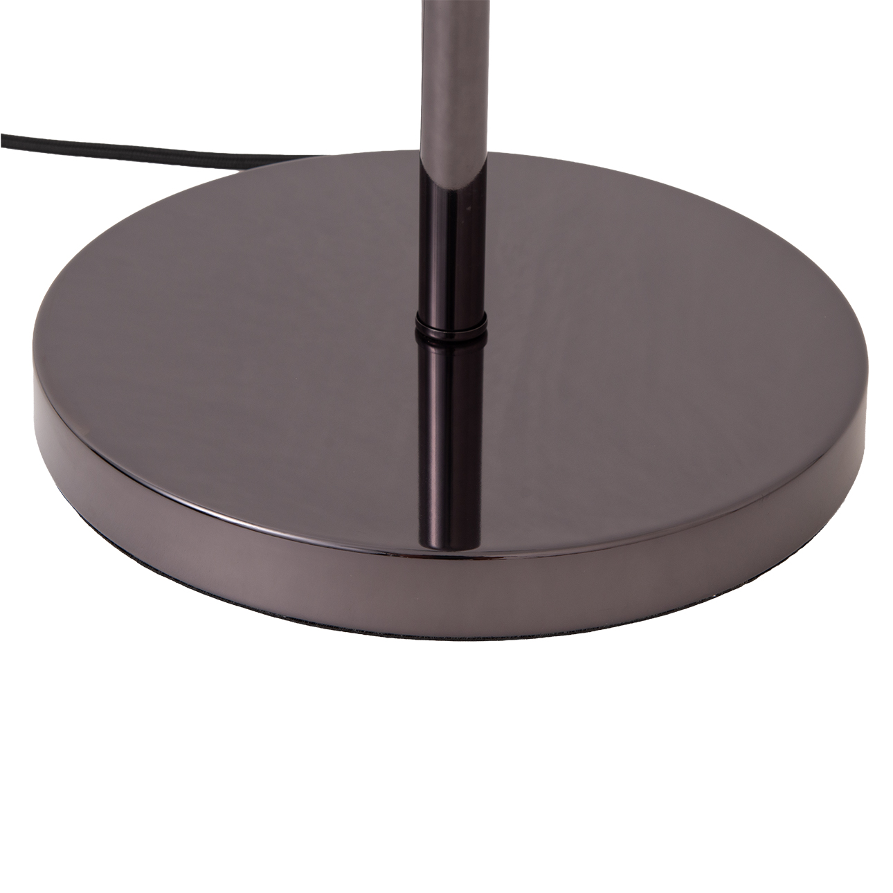 Triplet 3-Light Tree Floor Lamp, Black Nickel Iron Shade, Black Nickel Iron Body, Black Nickel Iron Base, floor Foot Slide Dimmer