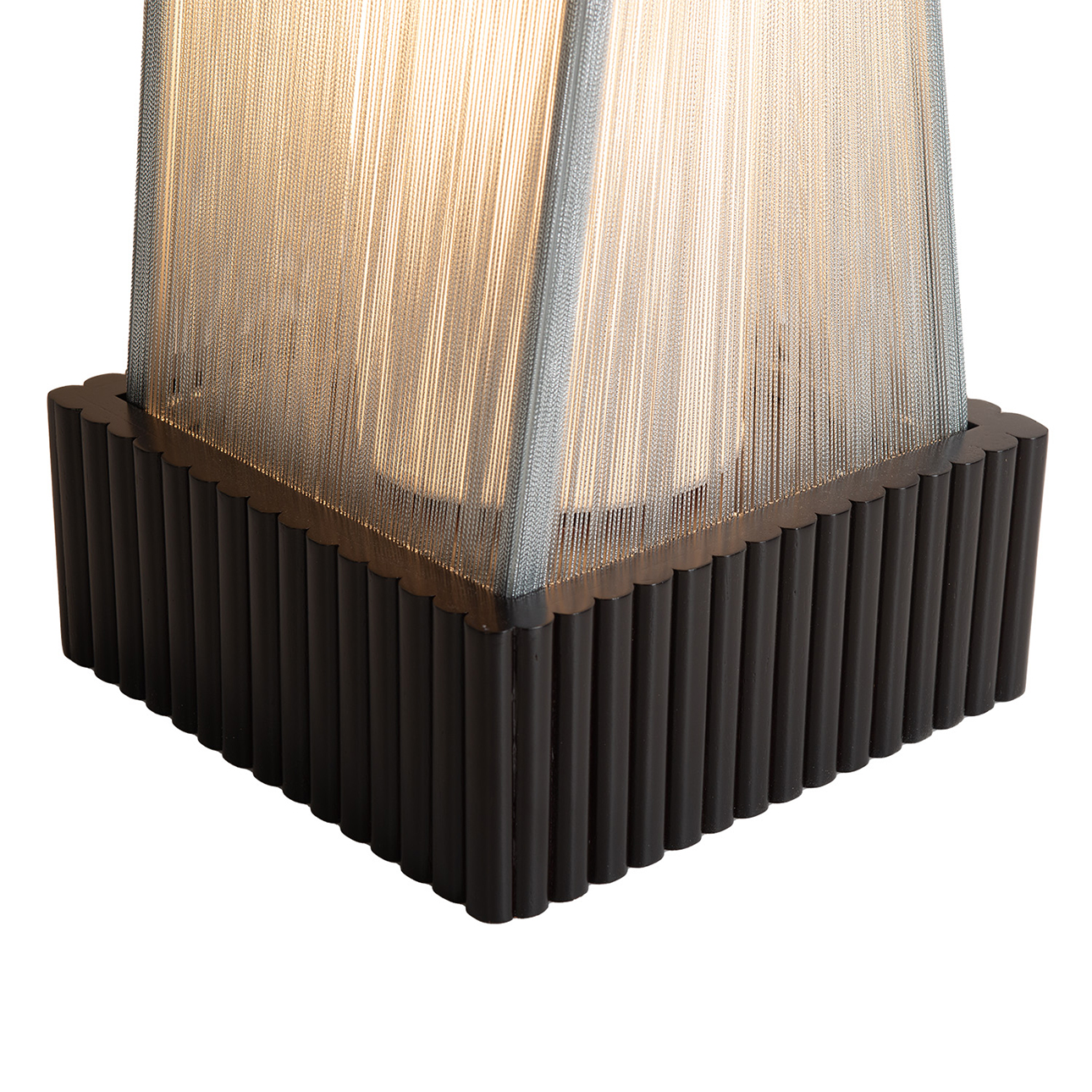 Torque Accent Floor Lamp in Ebony Finish