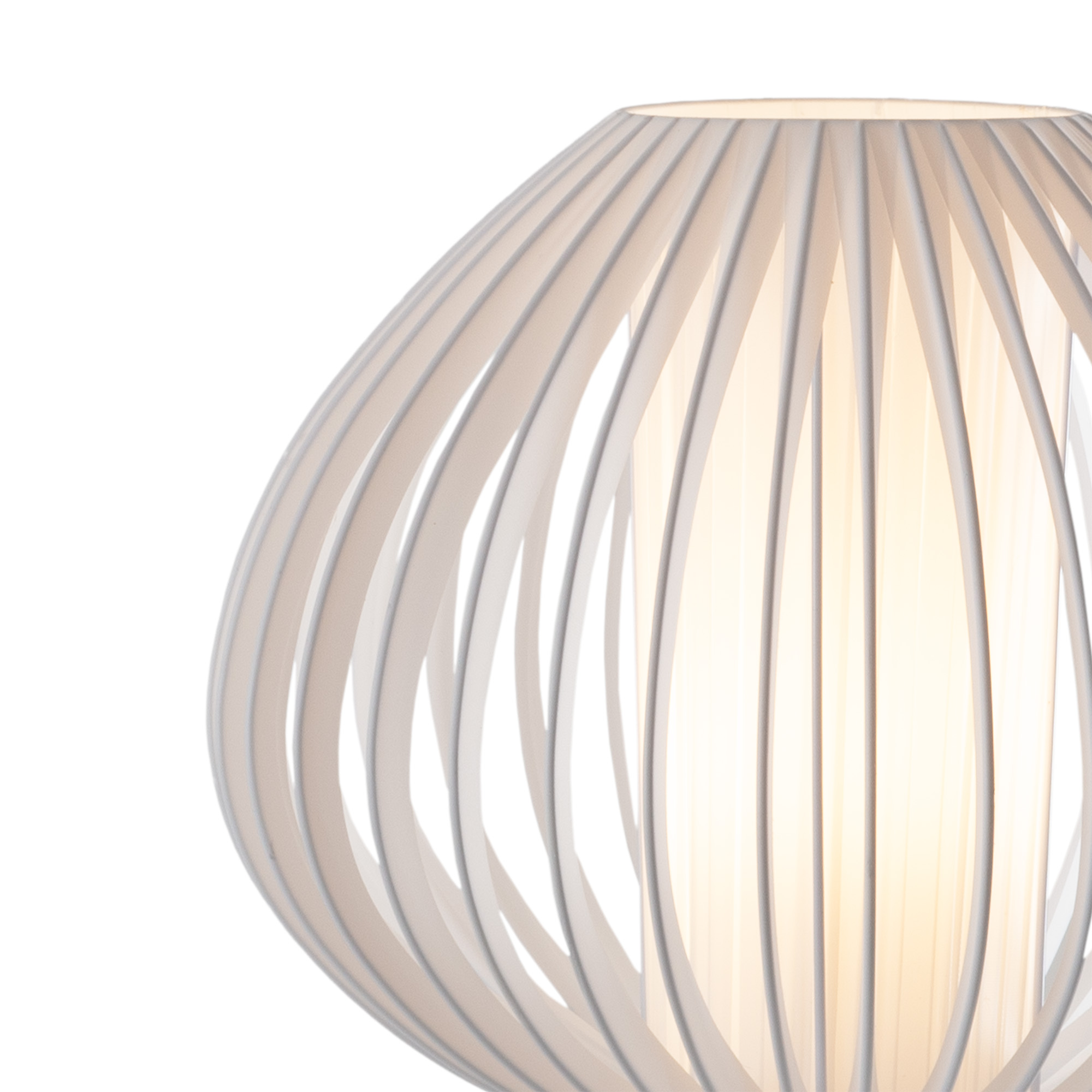 Torchiere Lamp, Weathered Brass, Bloom White Satin Shade, Dimmable