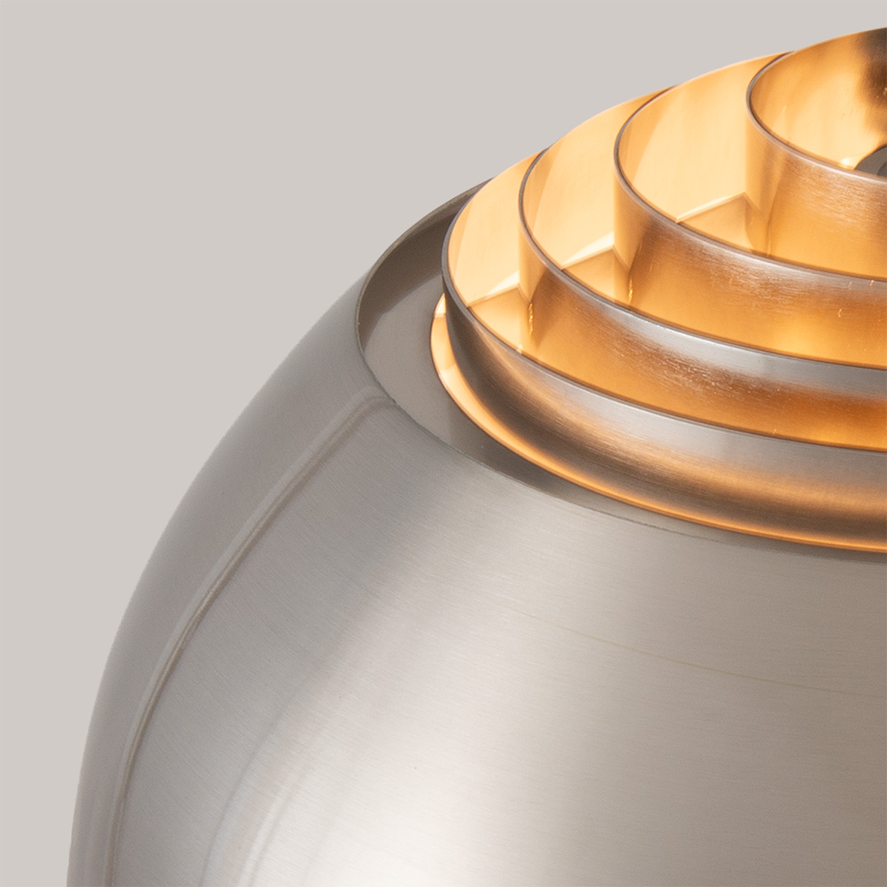 Wall Mounted Arc Lamp – Black Nickel, Half Dome Satin Nickel Shade, Dimmable, Bulb Included