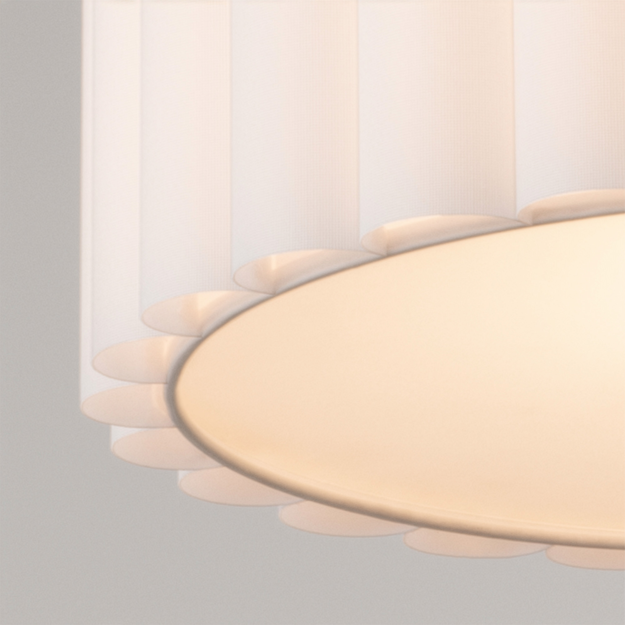 Iconic 92″ Arc Lamp – Satin Nickel, Black Marble Base, Scallop White Linen Shade, Dimmable, Bulb Included