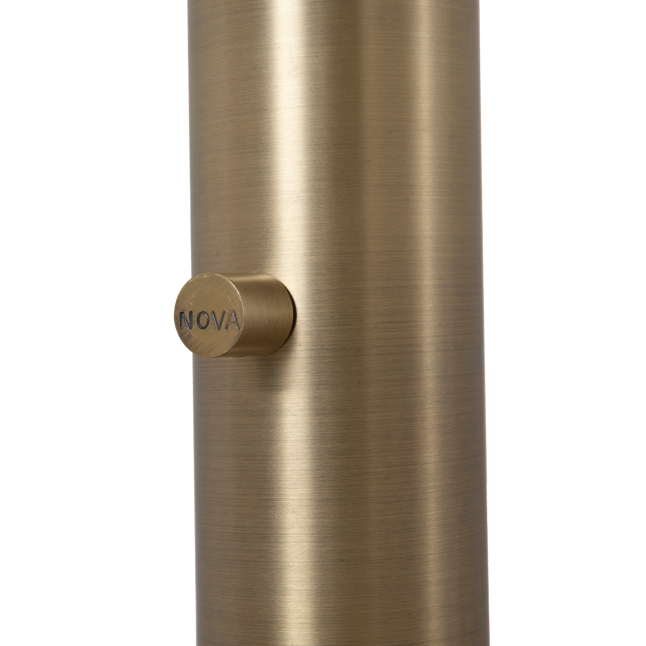 Palm Springs 1 Light Arc Floor Lamp – 87″, Weathered Brass & Blue Tonal Shades, Marble base, Dimmer Switch