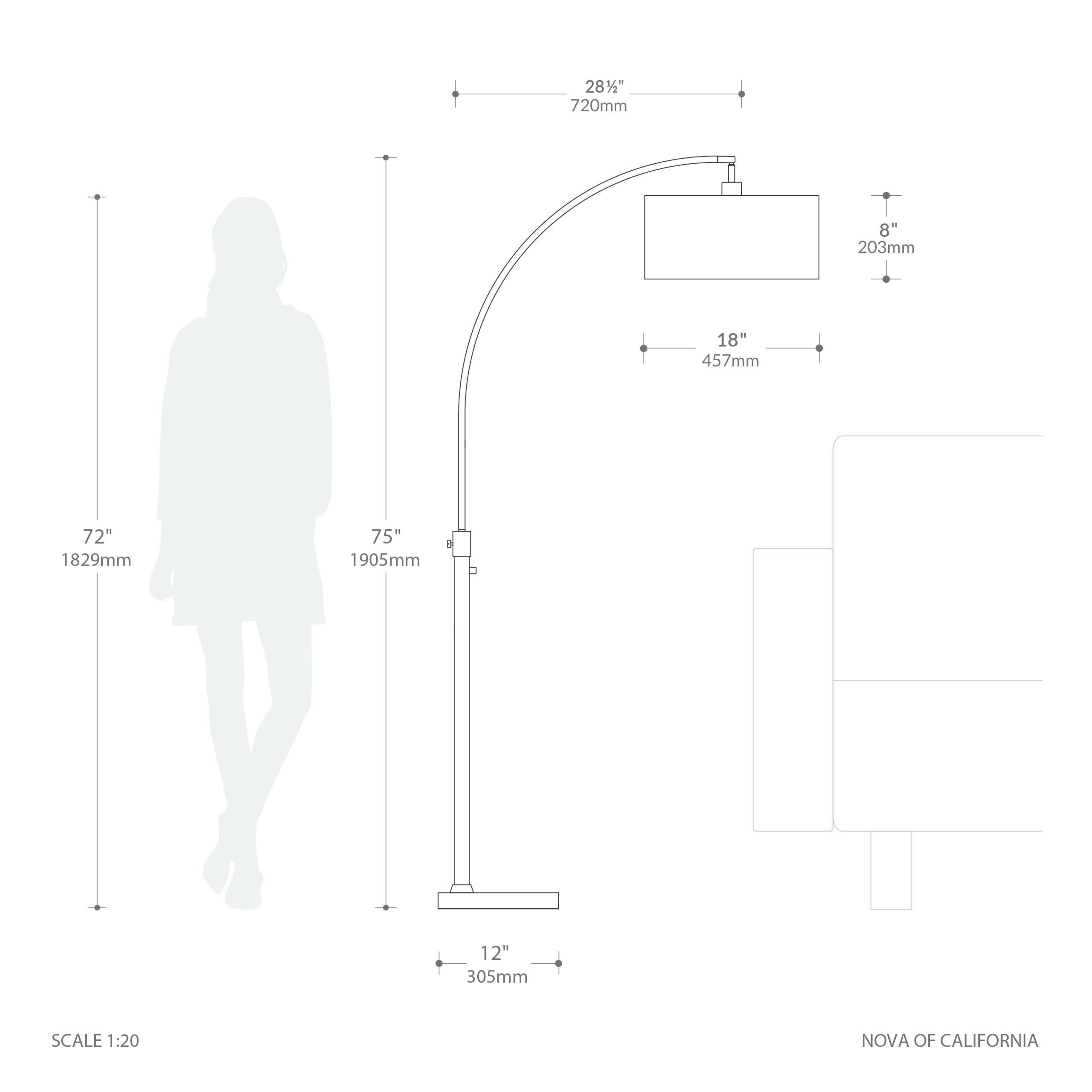 Float Chairside Arc Lamp