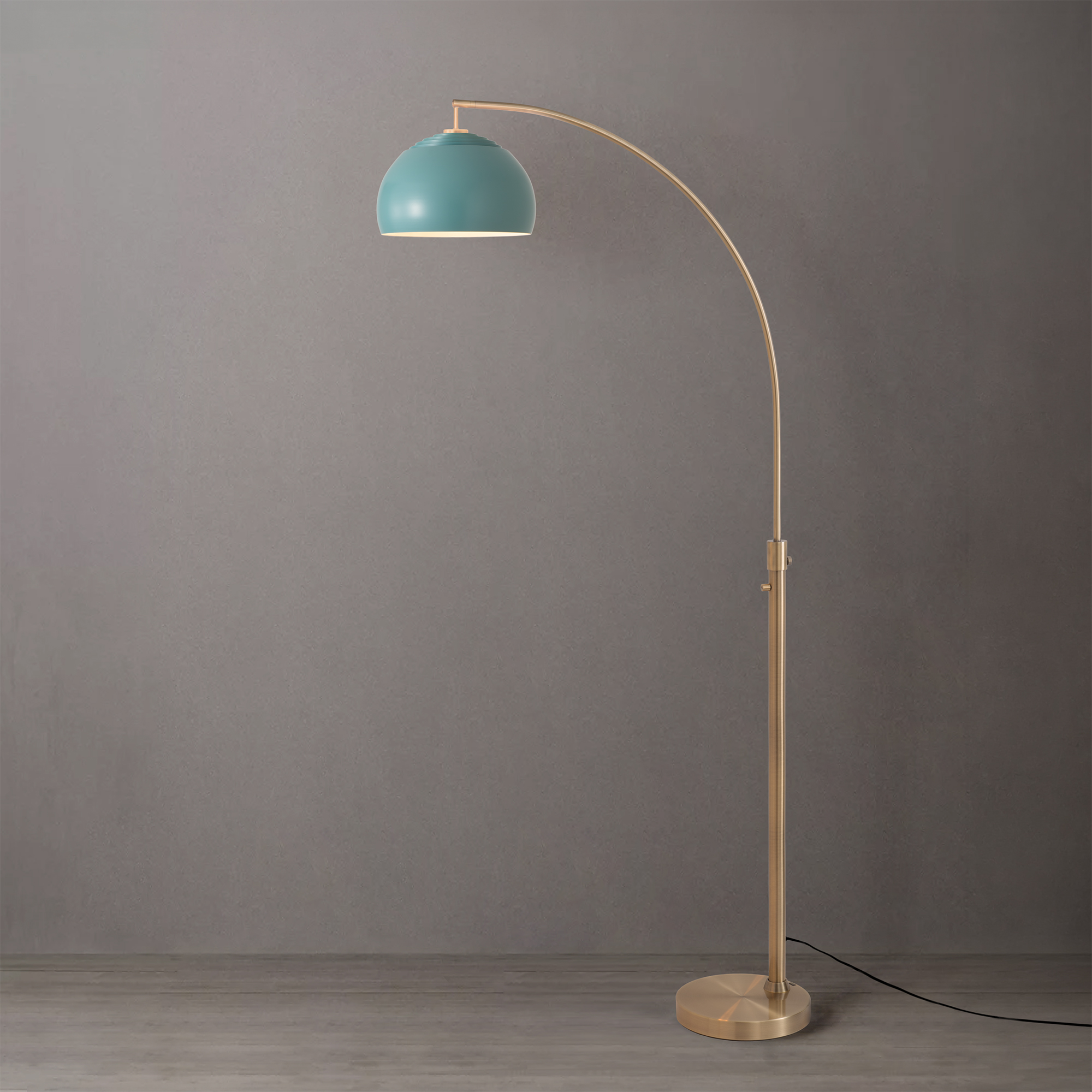 Float Half Dome Chairside Arc Lamp
