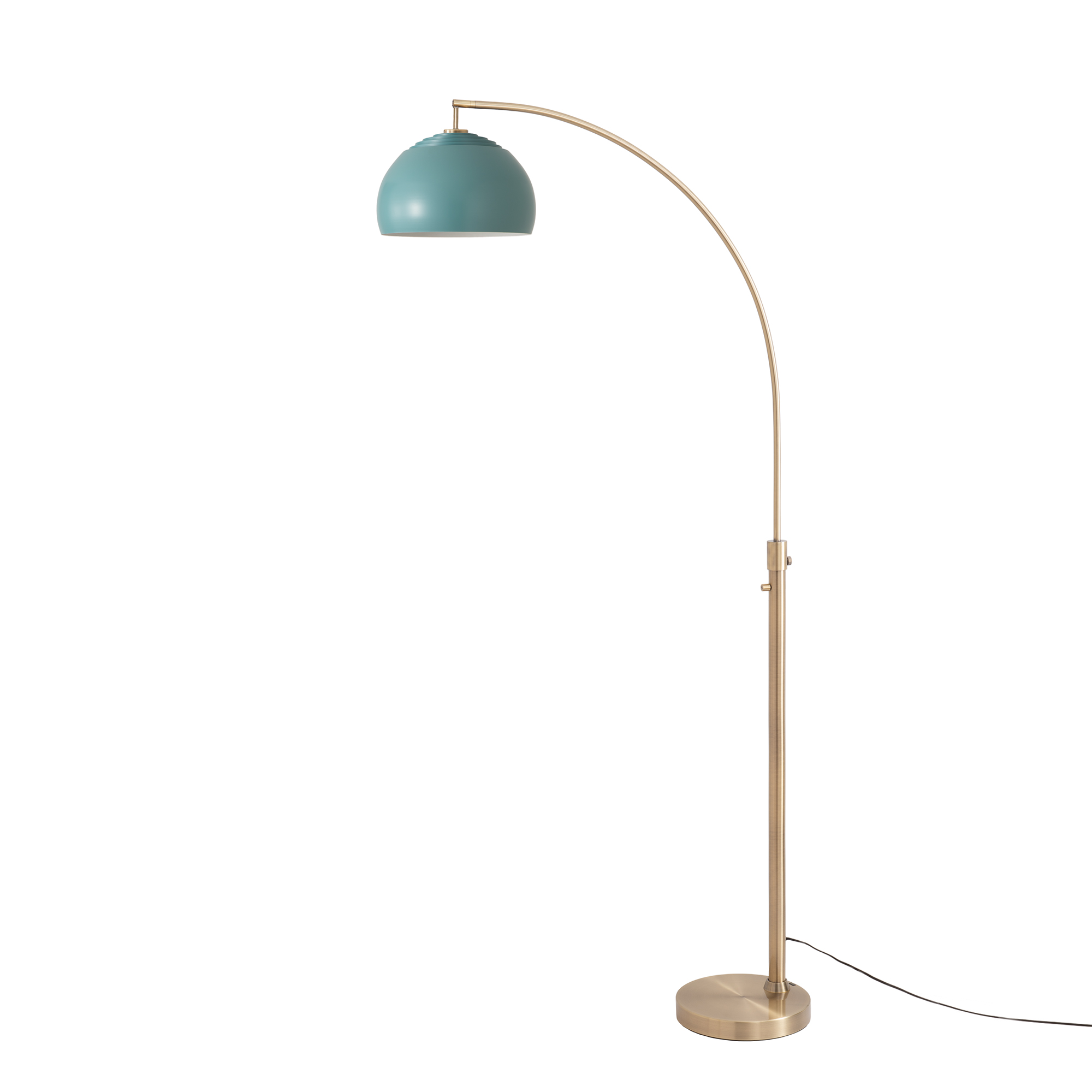 Float Half Dome Chairside Arc Lamp
