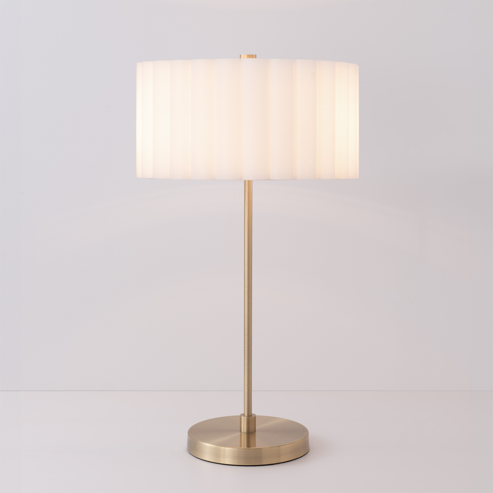 Scallop Slimline Table Lamp